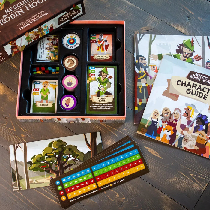 Rescuing Robin Hood - Cooperative Fantasy Board Game for Family, Adults & Children (1-5 Players, Ages 10+)