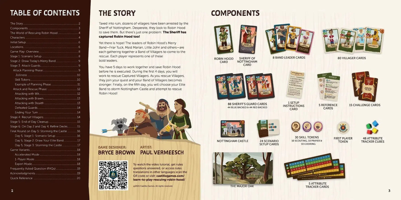 Rescuing Robin Hood - Cooperative Fantasy Board Game for Family, Adults & Children (1-5 Players, ...