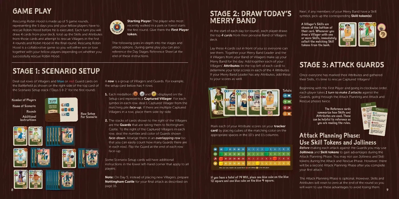 Rescuing Robin Hood - Cooperative Fantasy Board Game for Family, Adults & Children (1-5 Players, ...