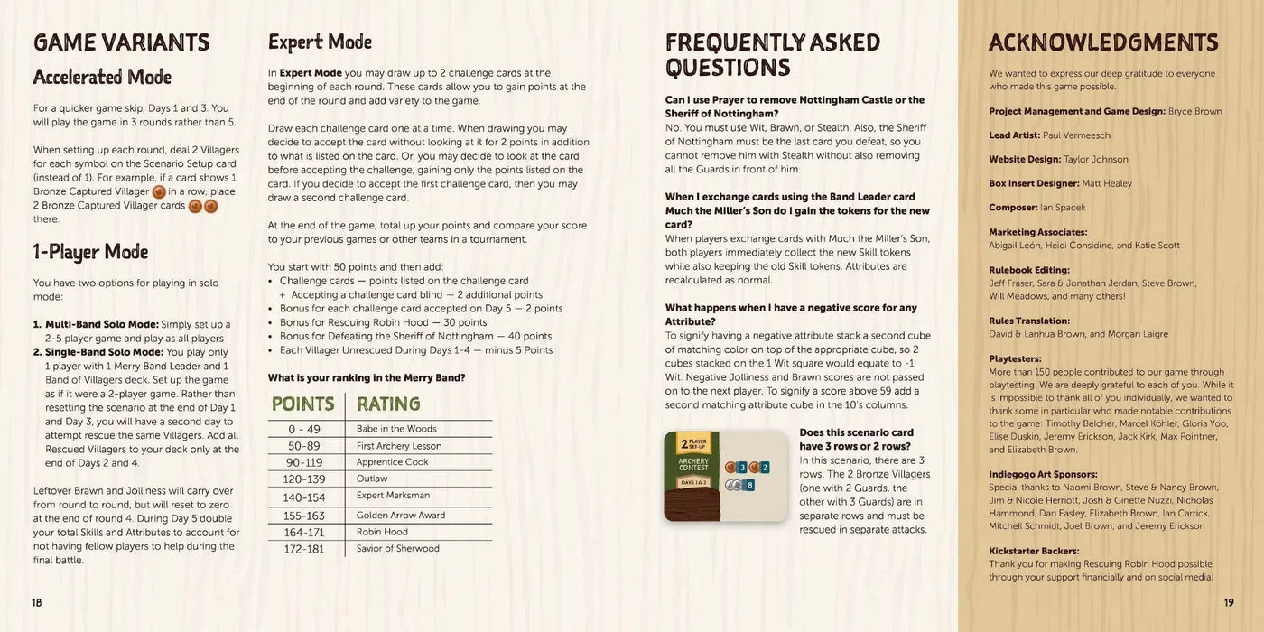 Rescuing Robin Hood - Cooperative Fantasy Board Game for Family, Adults & Children (1-5 Players, Ages 10+)