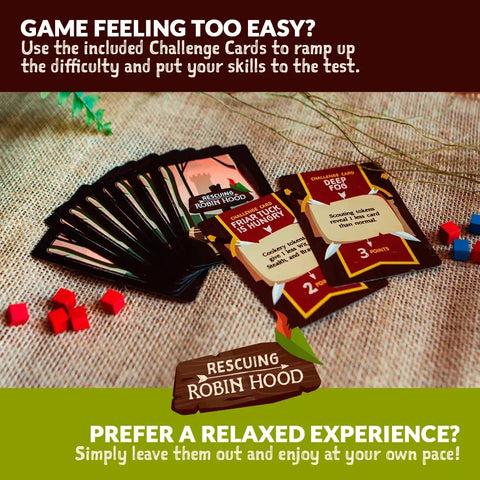 Rescuing Robin Hood - Cooperative Fantasy Board Game for Family, Adults & Children (1-5 Players, Ages 10+)