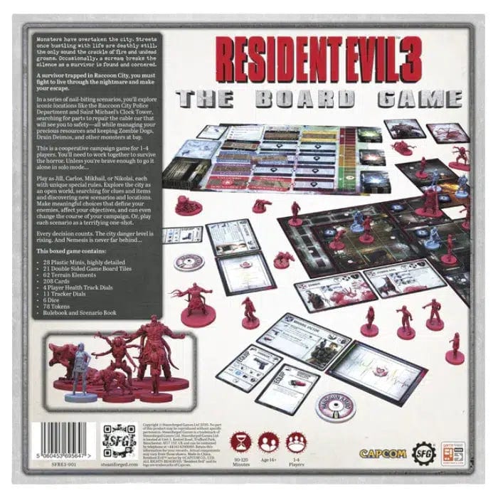 Resident Evil 3: The Board Game - Steamforged Games, Capcom