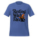 Resting Witch Face T-Shirt - Funny Halloween Black Cat Graphic Tee