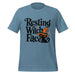 Resting Witch Face T-Shirt - Funny Halloween Black Cat Graphic Tee