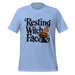 Resting Witch Face T-Shirt - Funny Halloween Black Cat Graphic Tee