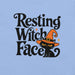 Resting Witch Face T-Shirt - Funny Halloween Black Cat Graphic Tee