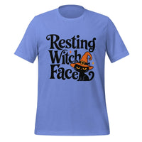 Resting Witch Face T-Shirt - Funny Halloween Black Cat Graphic Tee