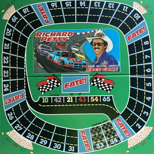 Richard Petty: Grand National Champion Race Game - Dice-Based Racing Board Game for Family (2-6 Players, Ages 8+) - Bill Ellis Associates Ltd.