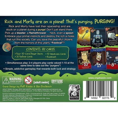 Rick and Morty: Look Who's Purging Now - Card Game