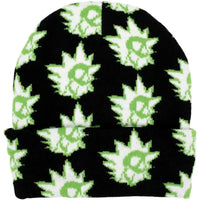 Rick and Morty - Rick Beanie Hat (All Over Print, Glow in the Dark) - Bioworld- Image 2