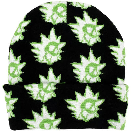 Rick and Morty - Rick Beanie Hat (All Over Print, Glow in the Dark) - Bioworld