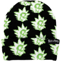 Rick and Morty - Rick Beanie Hat (All Over Print, Glow in the Dark) - Bioworld- Image 1