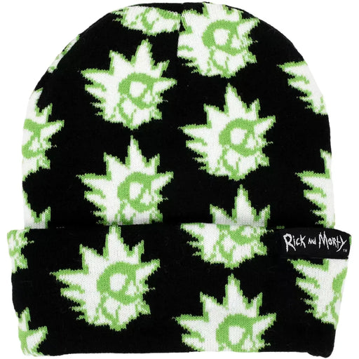Rick and Morty - Rick Beanie Hat (All Over Print, Glow in the Dark) - Bioworld