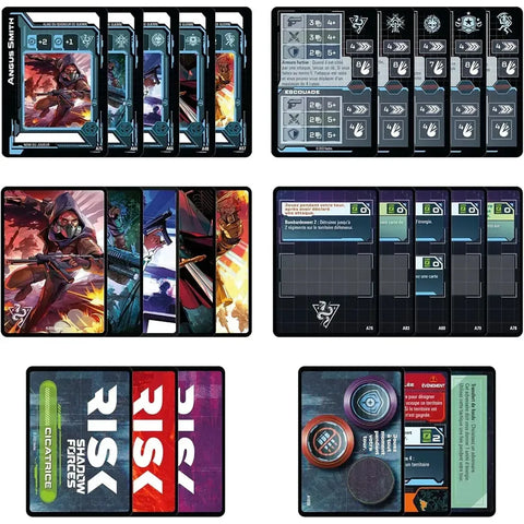 Risk: Shadow Forces Edition - Strategy War Board Game for Adults (3-5 Players, Ages 13+) - Hasbro Gaming