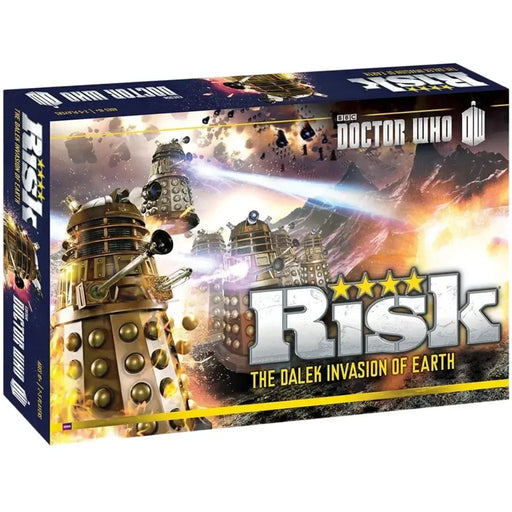 Risk: The Dalek Invasion of Earth [Doctor Who] - Area Control War Board Game for Family and Adults (2-5 Players, Ages 10+) - USAopoly