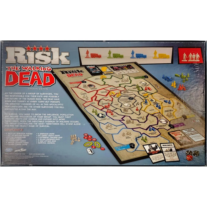 Risk: The Walking Dead Survival Edition - Strategy War Board Game for Family and Adults (2-5 Players, Ages 13+) - Winning Moves Games
