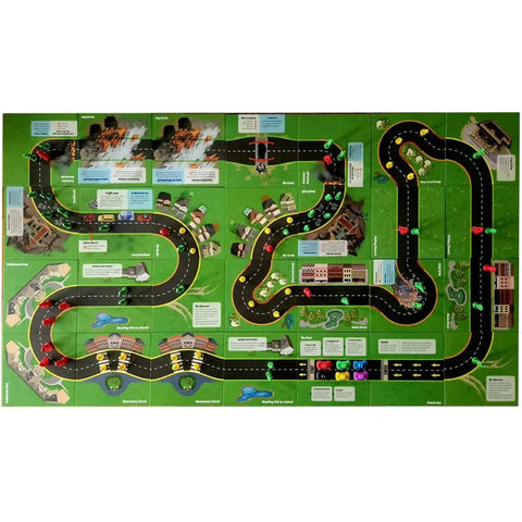 Road Kill Rally - Competitive Racing Board Game for Adults (3-6 Players, Ages 13+) - Z-Man Games