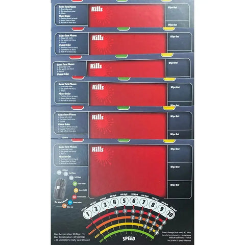 Road Kill Rally - Competitive Racing Board Game for Adults (3-6 Players, Ages 13+) - Z-Man Games