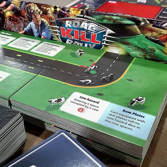 Road Kill Rally - Competitive Racing Board Game for Adults (3-6 Players, Ages 13+) - Z-Man Games