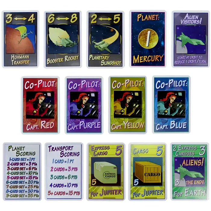 Rocket Jockey - Strategy Space Card Game for Family, and Adults (2-4 Players, Age 10+) - Mayfair Games