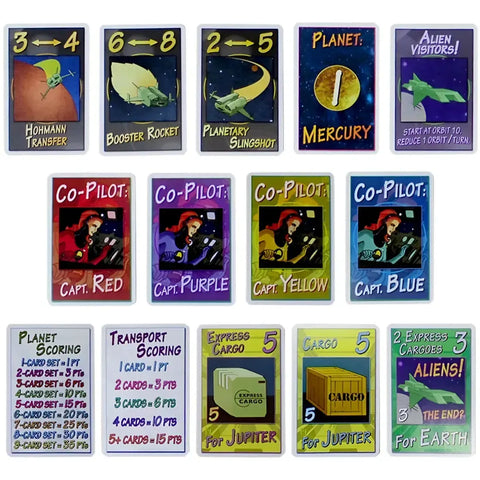Rocket Jockey - Strategy Space Card Game for Family, and Adults (2-4 Players, Age 10+) - Mayfair Games