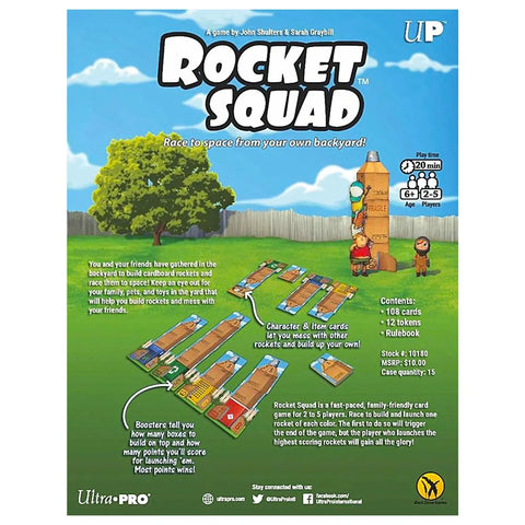 Rocket Squad - Competitive Racing Card Game for Family, Adults, and Children (2-5 Players, Ages 8+) - Ultra Pro Entertainment