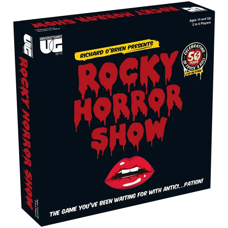 Rocky Horror Show [The Rocky Horror Picture Show] - Party Musical Board Game for Family and Adults (2-6 Players, Age 14+) - University Games