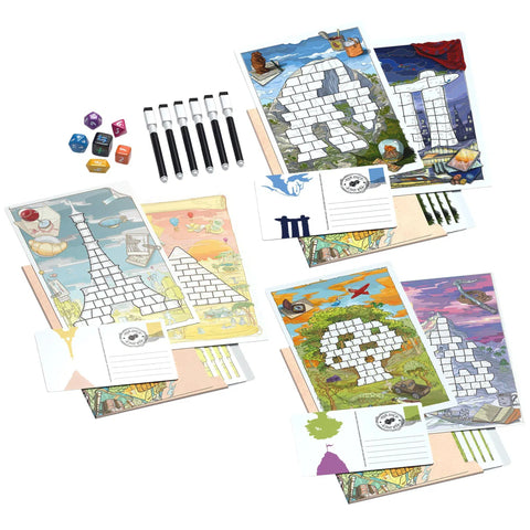 Roll to the Top  - Dice-Based Math Board Game for Family, Adults, and Children (2-5 Players, Ages 9+) - Allplay