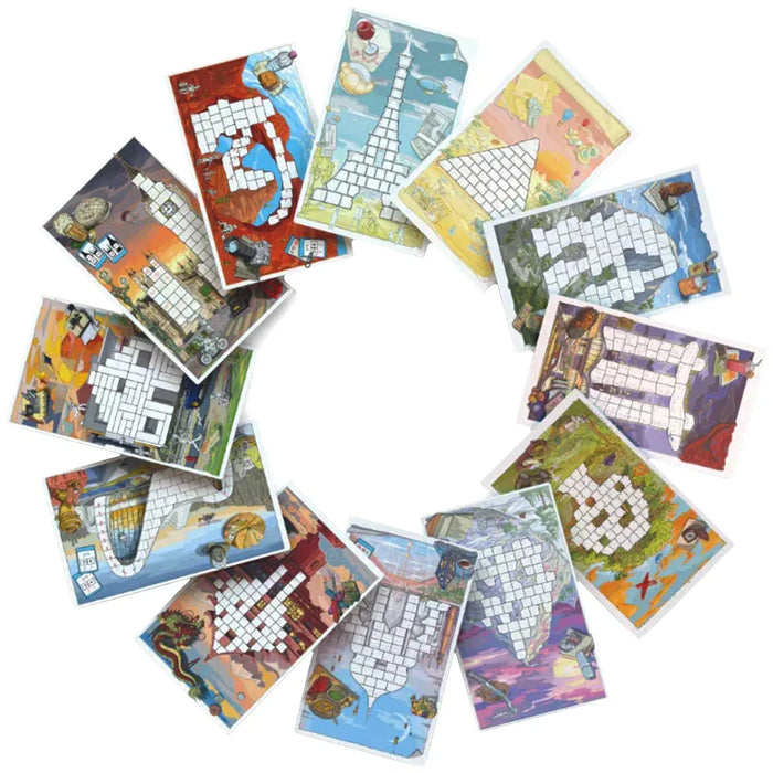 Roll to the Top - Dice-Based Math Board Game for Family, Adults, and Children (2-5 Players, Ages 9+) - Allplay