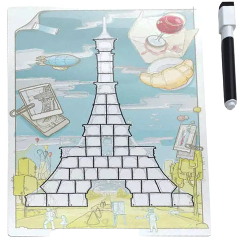 Roll to the Top  - Dice-Based Math Board Game for Family, Adults, and Children (2-5 Players, Ages 9+) - Allplay