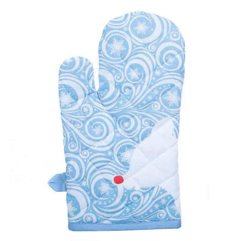 Rudolph The Red-Nosed Reindeer - Christmas Kitchen Set- Bioworld - Apron, Oven Mitt & Dish Towel
