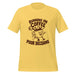 Running on Coffee and Poor Decisions T-Shirt - Funny Caffeine Humor Graphic Tee