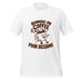 Running on Coffee and Poor Decisions T-Shirt - Funny Caffeine Humor Graphic Tee