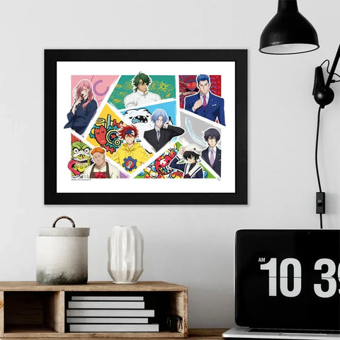 SK8 the Infinity - Characters Framed Print (12