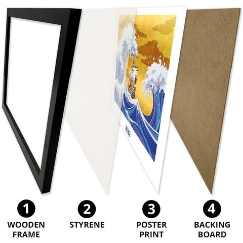 SK8 the Infinity - Characters Framed Print (12