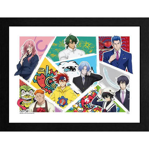 SK8 the Infinity - Characters Framed Print (12