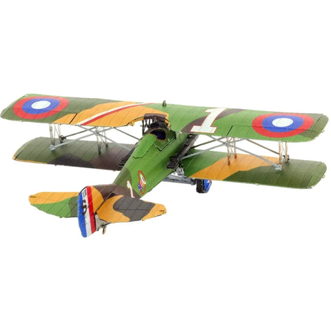 SPAD S.XIII Plane Figure Model Kit (1:58 Scale, Steel, Moderate Difficulty) - Fascinations - Metal Earth Series - (2024) - Image 4