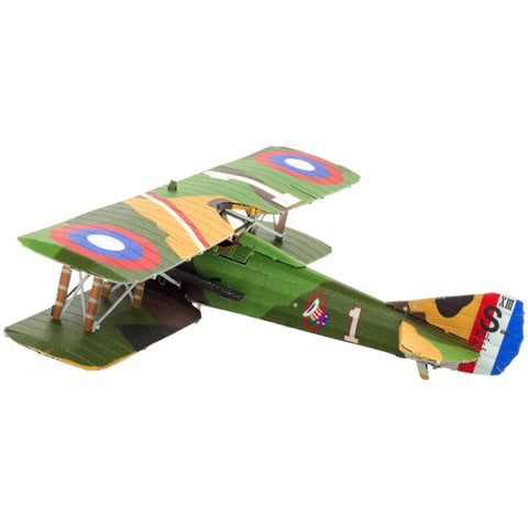 SPAD S.XIII Plane Figure Model Kit (1:58 Scale, Steel, Moderate Difficulty) - Fascinations - Metal Earth Series - (2024) - Image 5