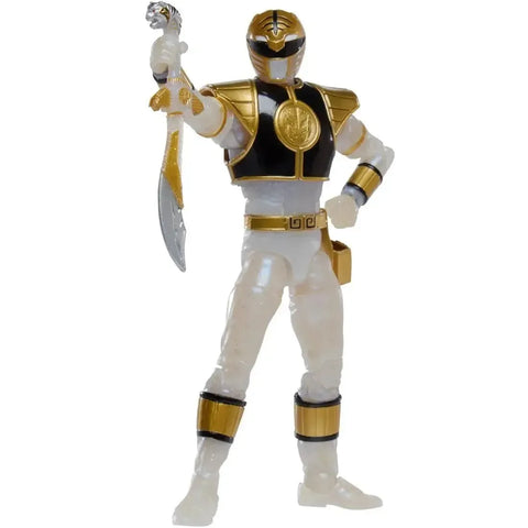 Saban's Power Rangers - Mighty Morphin White Ranger Action Figure (6