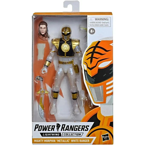 Saban's Power Rangers - Mighty Morphin White Ranger Action Figure (6