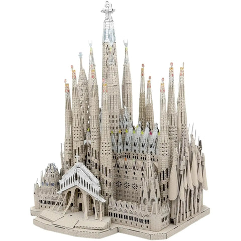 Sagrada Familia Basilica Building 3D Figure Model Kit (1:988 Scale, Steel, Hard Difficulty) - Fascinations - Metal Earth Premium Series - (2024) - Image 2