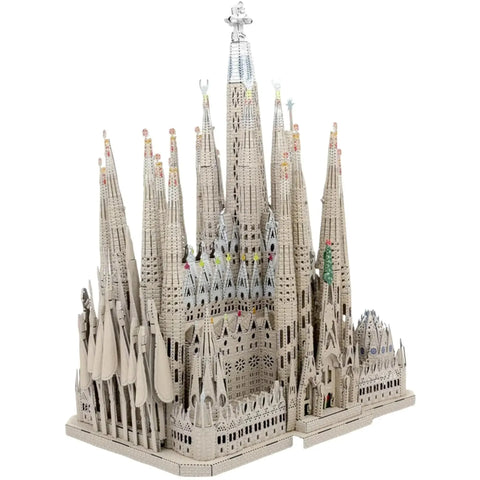 Sagrada Familia Basilica Building 3D Figure Model Kit (1:988 Scale, Steel, Hard Difficulty) - Fascinations - Metal Earth Premium Series - (2024) - Image 4