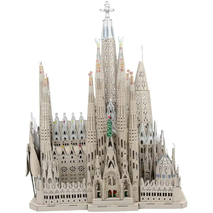 Sagrada Familia Basilica Building 3D Figure Model Kit (1:988 Scale, Steel, Hard Difficulty) - Fascinations - Metal Earth Premium Series - (2024)