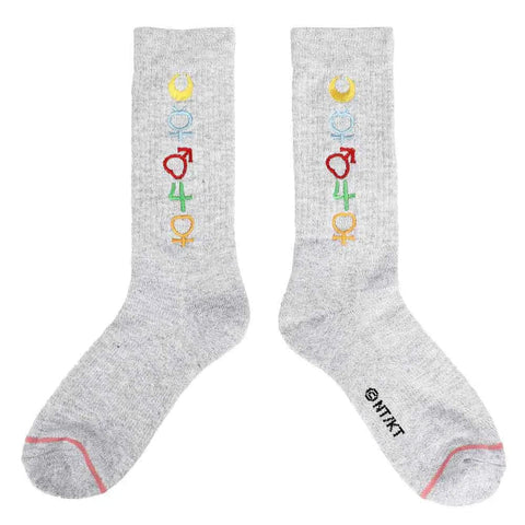 Sailor Moon - Astronomy Symbols Crew Socks - Bioworld