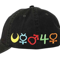 Sailor Moon - Cosmic Heart Compact Embroidered Hat (Black) - Bioworld- Image 5