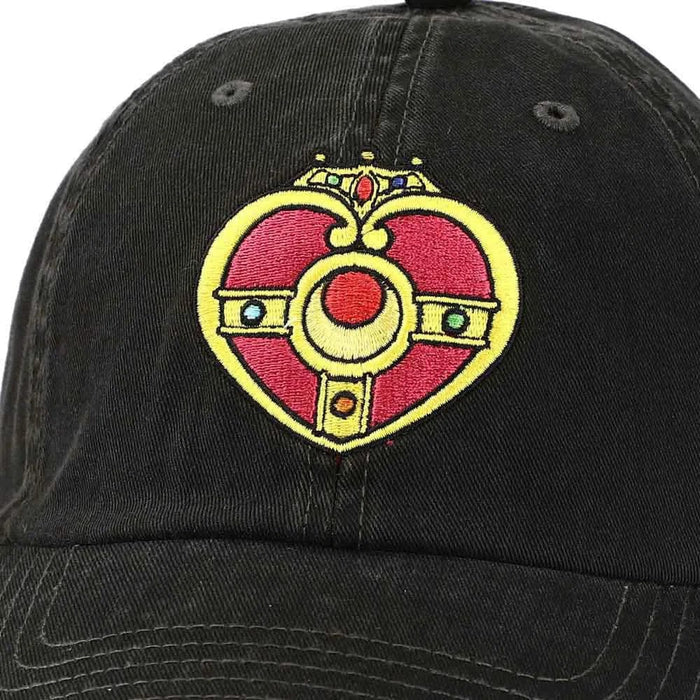 Sailor Moon - Cosmic Heart Compact Embroidered Hat (Black) - Bioworld