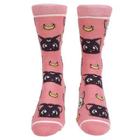Sailor Moon Crystal - Luna & Artemis Crew Socks - Bioworld- Image 2