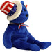 Sam the Bear Blue Patriotic Plush (9") - Ty - Original Beanie Babies Series - (2004)