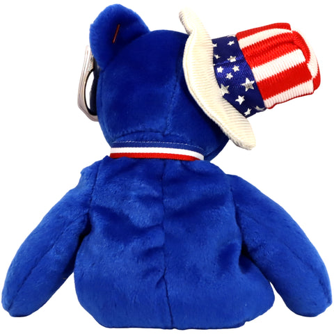 Sam the Bear Blue Patriotic Plush (9