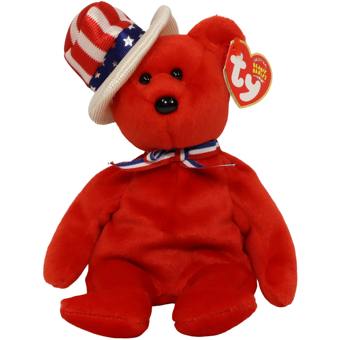 Sam the Bear Plush (9") - Ty - Original Beanie Babies Series - (2003)
